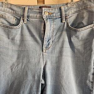 NYDJ Women's Light Blue Jeans, size 10